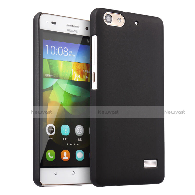 Hard Rigid Plastic Matte Finish Snap On Case for Huawei Honor 4C Black