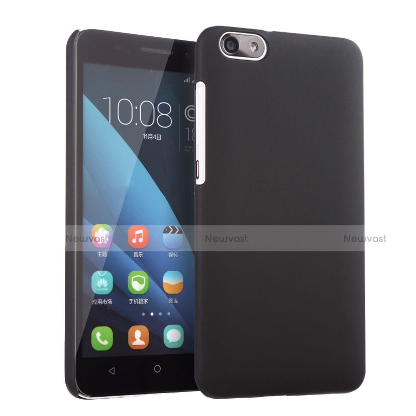 Hard Rigid Plastic Matte Finish Snap On Case for Huawei Honor 4X Black