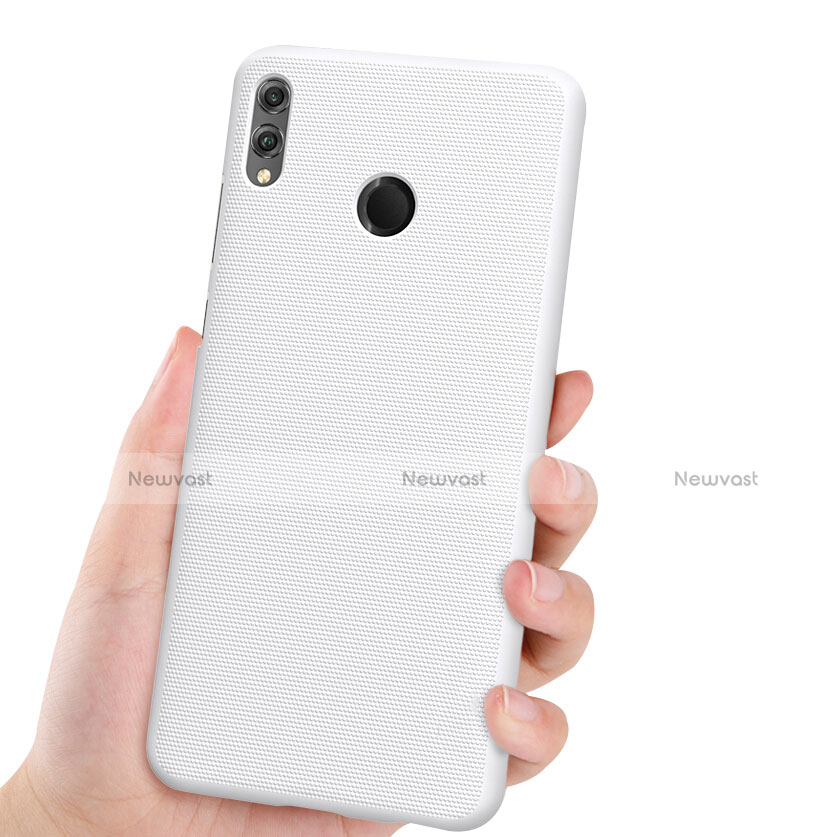 Hard Rigid Plastic Matte Finish Snap On Case for Huawei Honor V10 Lite White