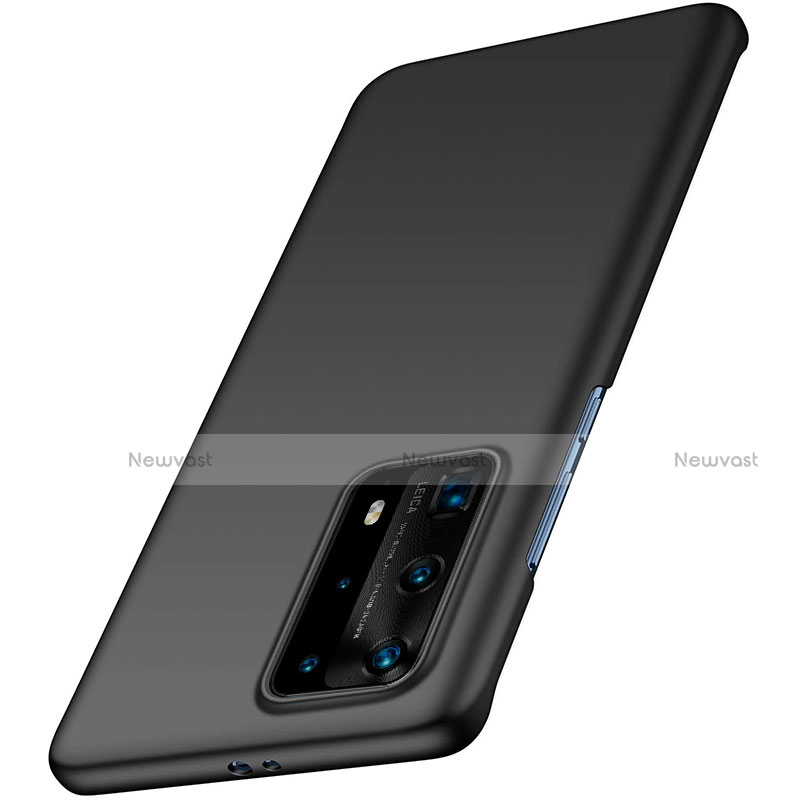 Hard Rigid Plastic Matte Finish Snap On Case for Huawei P40 Pro+ Plus Black