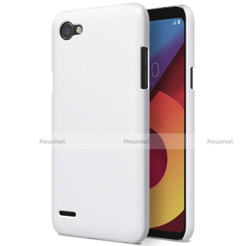 Hard Rigid Plastic Matte Finish Snap On Case for LG Q6 White