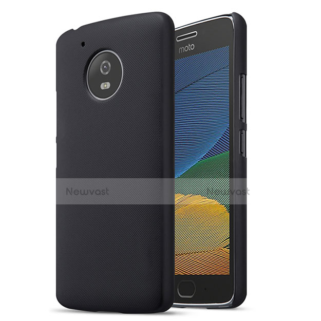 Hard Rigid Plastic Matte Finish Snap On Case for Motorola Moto G5 Black