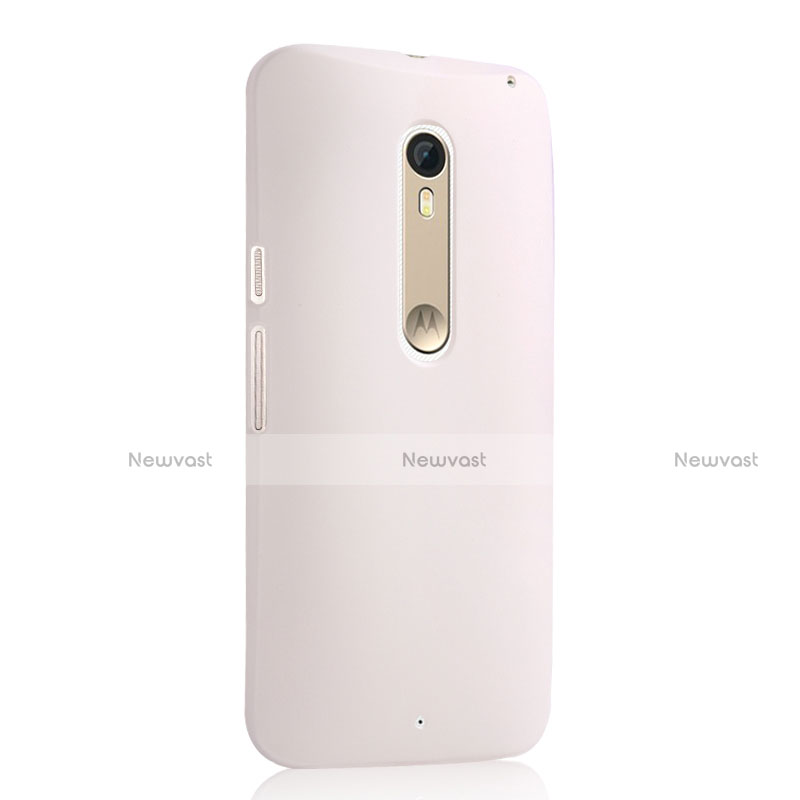 Hard Rigid Plastic Matte Finish Snap On Case for Motorola Moto X Style White