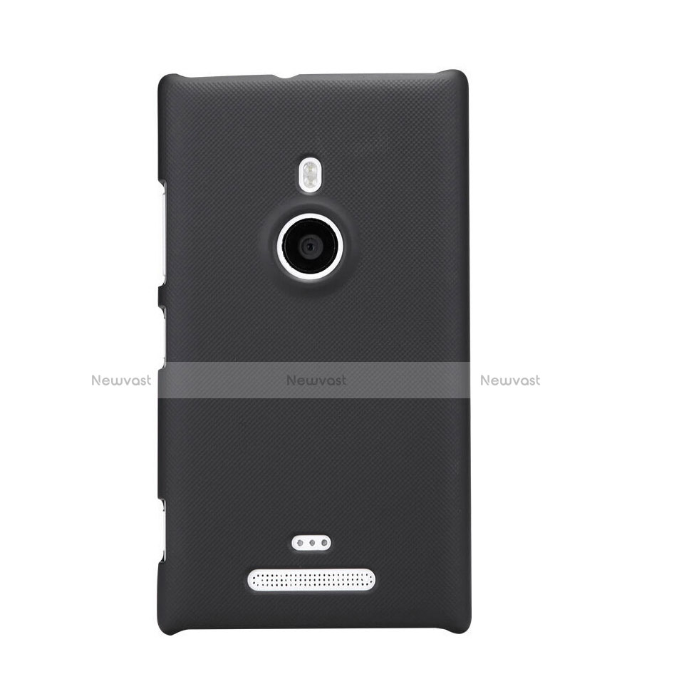 Hard Rigid Plastic Matte Finish Snap On Case for Nokia Lumia 925 Black