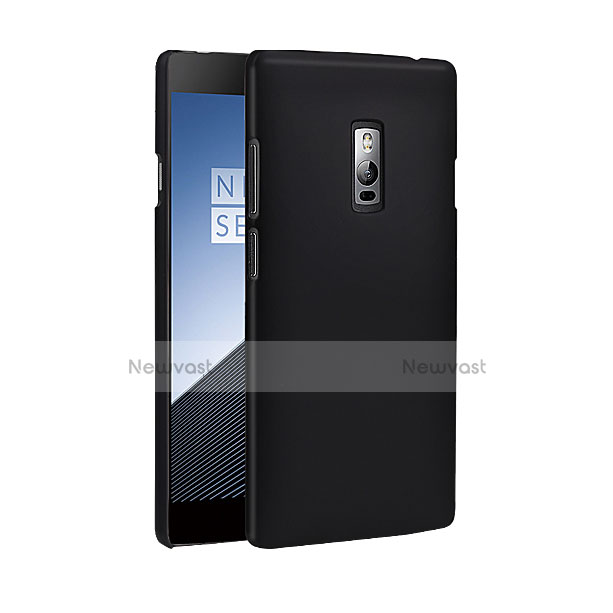 Hard Rigid Plastic Matte Finish Snap On Case for OnePlus 2 Black