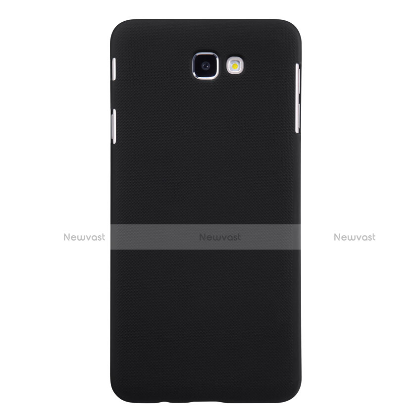 Hard Rigid Plastic Matte Finish Snap On Case for Samsung Galaxy On7 (2016) G6100 Black