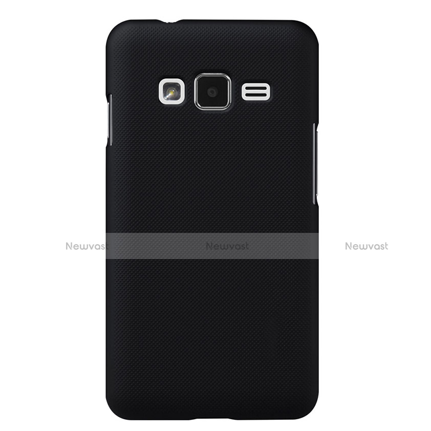 Hard Rigid Plastic Matte Finish Snap On Case for Samsung Z1 Z130H Black