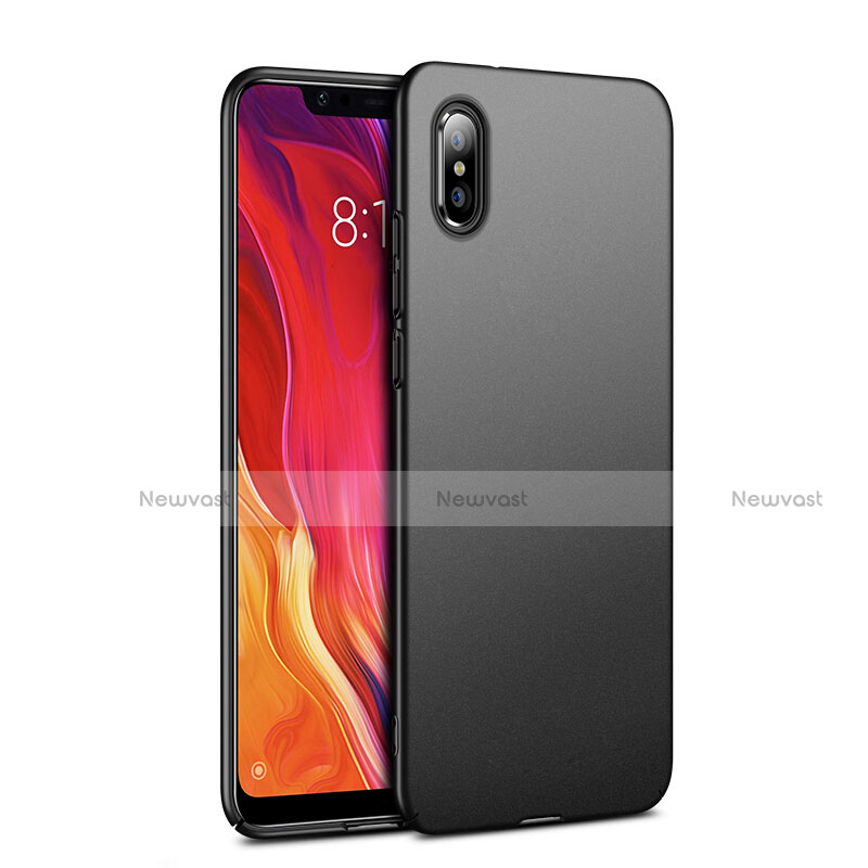 Hard Rigid Plastic Matte Finish Snap On Case for Xiaomi Mi 8 Explorer Black