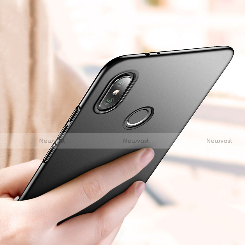 Hard Rigid Plastic Matte Finish Snap On Case for Xiaomi Mi A2 Black