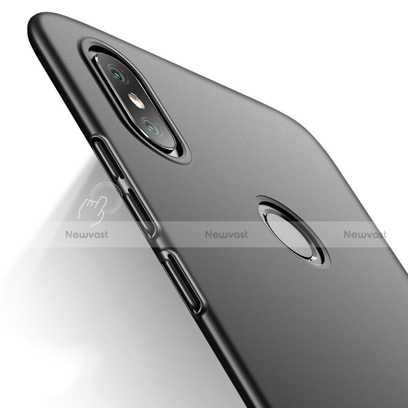 Hard Rigid Plastic Matte Finish Snap On Case for Xiaomi Mi A2 Black