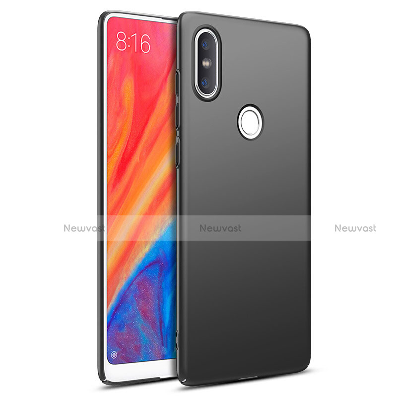 Hard Rigid Plastic Matte Finish Snap On Case for Xiaomi Mi Mix 2S Black