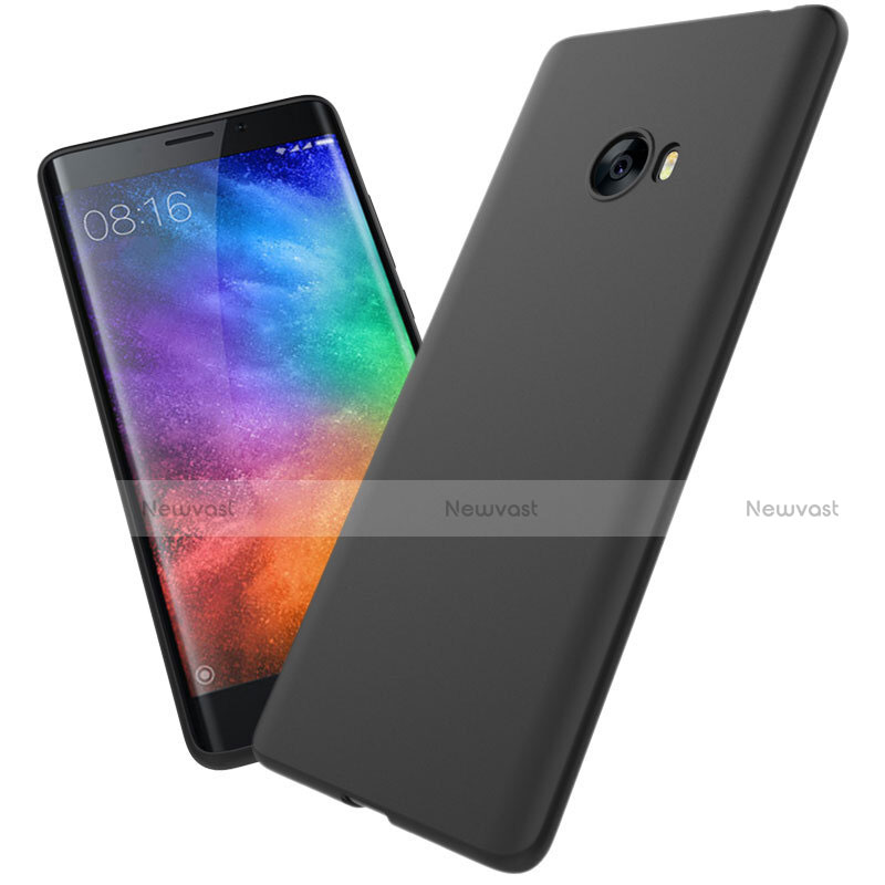 Hard Rigid Plastic Matte Finish Snap On Case for Xiaomi Mi Note 2 Special Edition Black