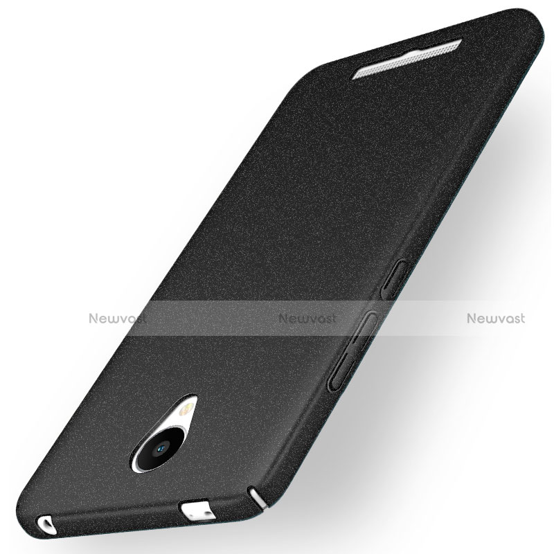 Hard Rigid Plastic Matte Finish Snap On Case for Xiaomi Redmi Note 2 Black