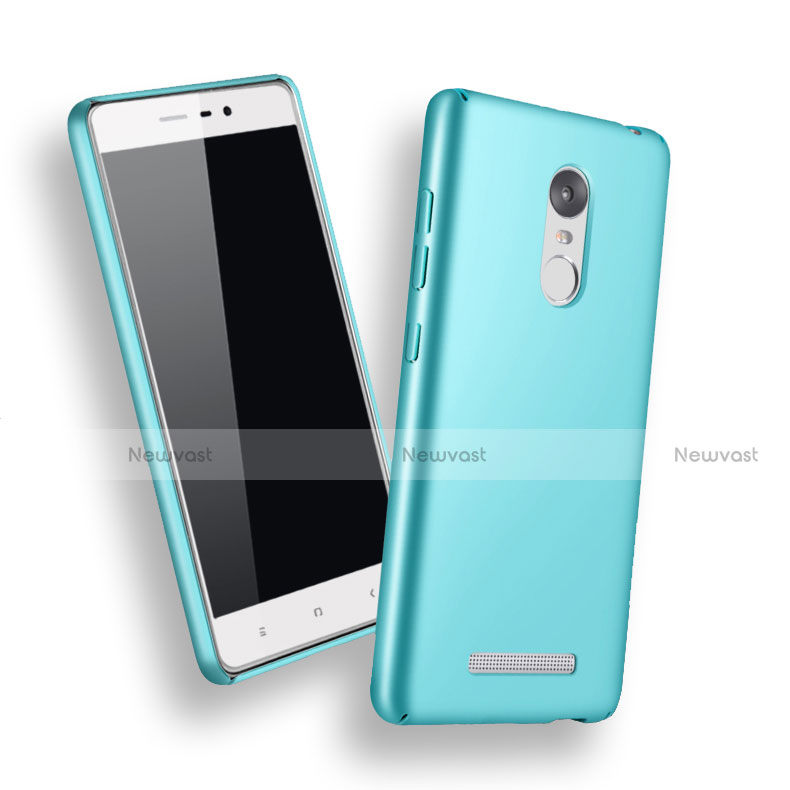 Hard Rigid Plastic Matte Finish Snap On Case for Xiaomi Redmi Note 3 MediaTek Sky Blue