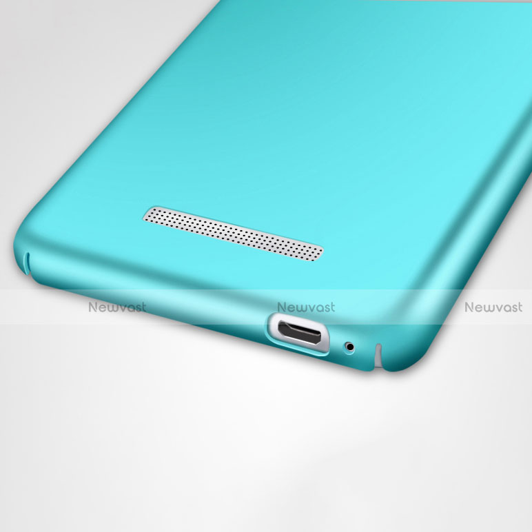 Hard Rigid Plastic Matte Finish Snap On Case for Xiaomi Redmi Note 3 MediaTek Sky Blue