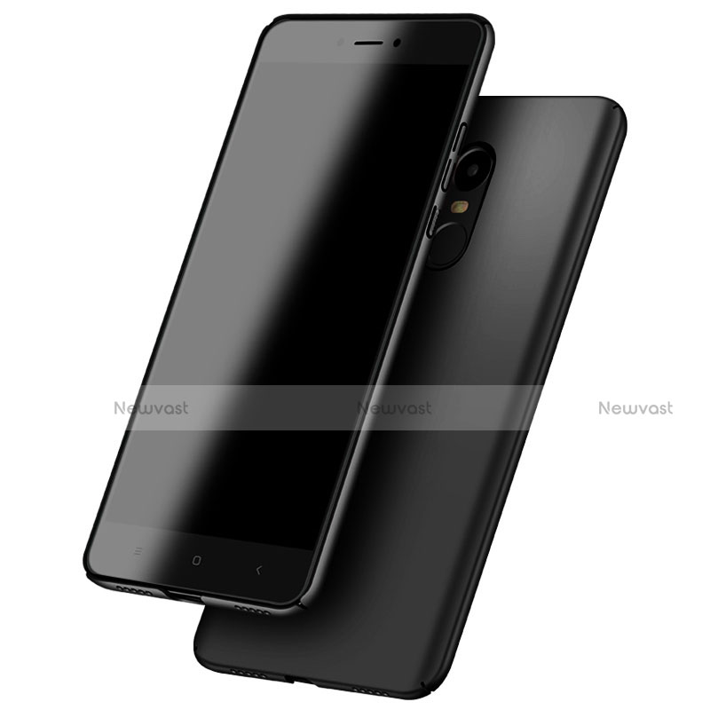 Hard Rigid Plastic Matte Finish Snap On Case for Xiaomi Redmi Note 4 Standard Edition Black