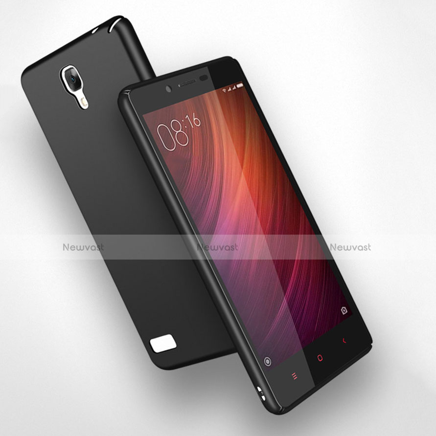 Hard Rigid Plastic Matte Finish Snap On Case for Xiaomi Redmi Note 4G Black