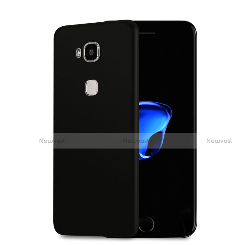 Hard Rigid Plastic Matte Finish Snap On Case M01 for Huawei Honor 5X Black