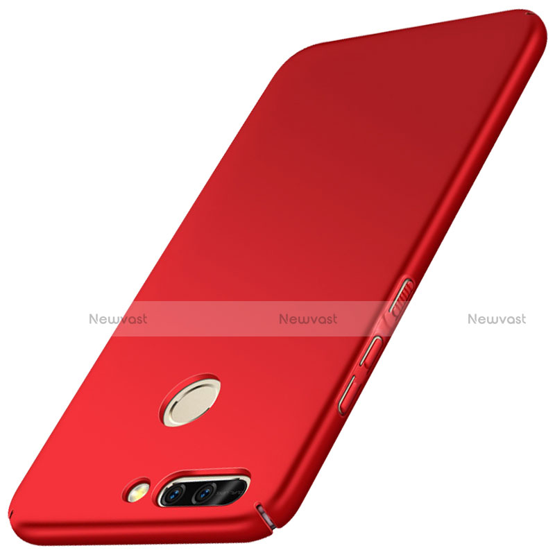 Hard Rigid Plastic Matte Finish Snap On Case M01 for Huawei Honor 8 Pro Red