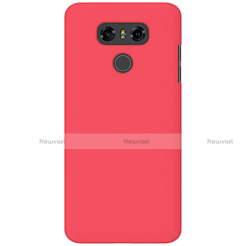 Hard Rigid Plastic Matte Finish Snap On Case M01 for LG G6 Red