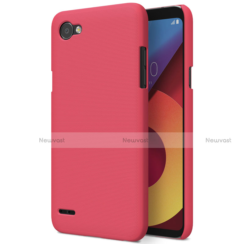 Hard Rigid Plastic Matte Finish Snap On Case M01 for LG Q6 Red