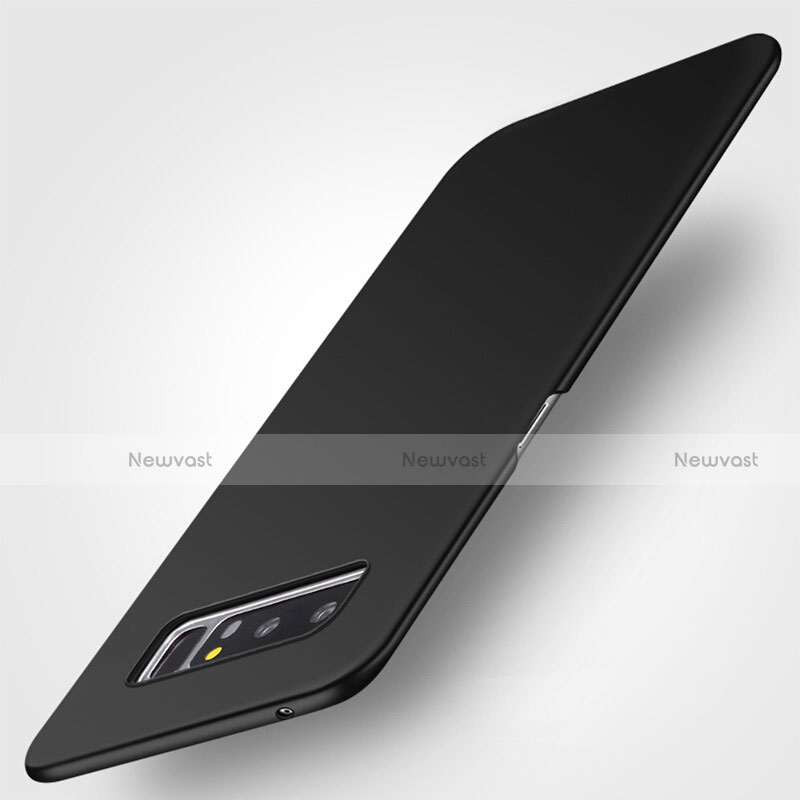 Hard Rigid Plastic Matte Finish Snap On Case M01 for Samsung Galaxy Note 8 Duos N950F Black