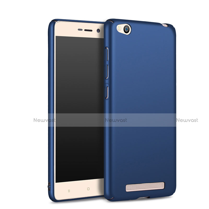 Hard Rigid Plastic Matte Finish Snap On Case M01 for Xiaomi Redmi 3 Blue