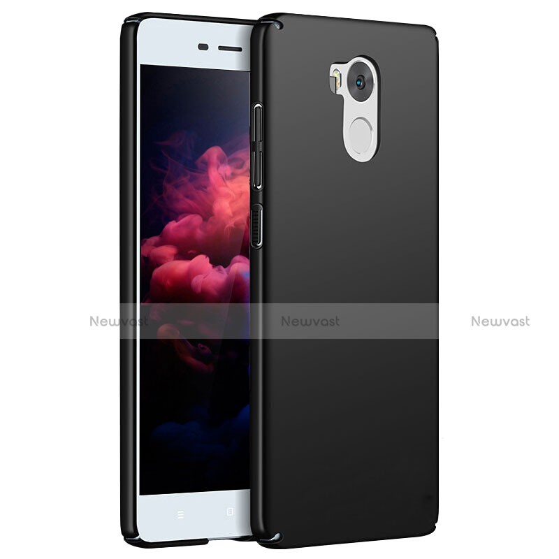 Hard Rigid Plastic Matte Finish Snap On Case M01 for Xiaomi Redmi 4 Prime High Edition Black