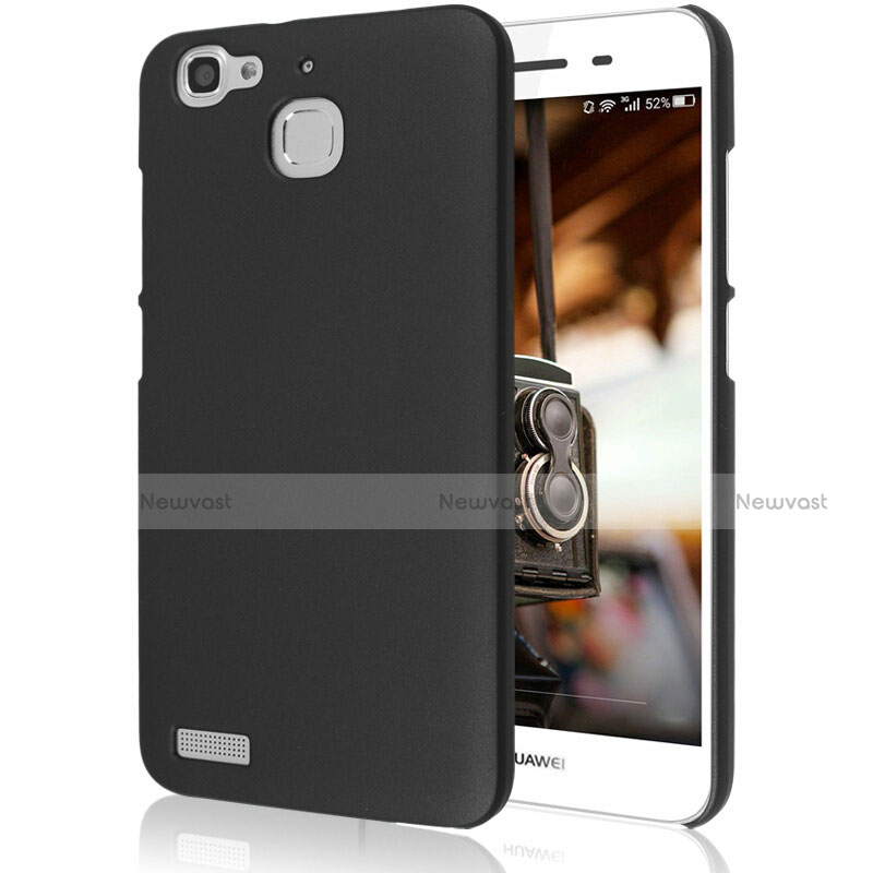 Hard Rigid Plastic Matte Finish Snap On Case M02 for Huawei G8 Mini Black