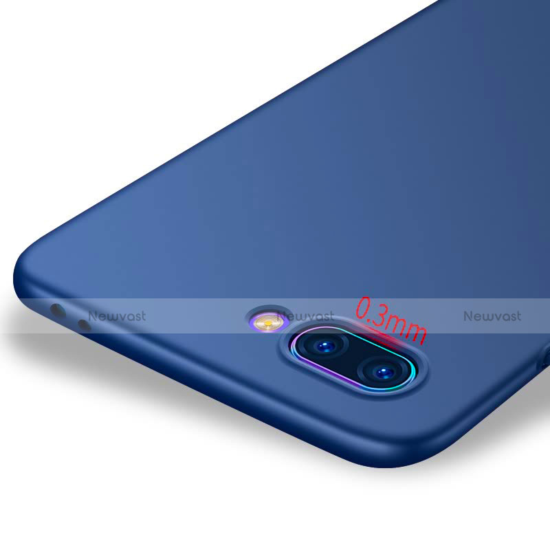 Hard Rigid Plastic Matte Finish Snap On Case M02 for Huawei Honor 10 Blue