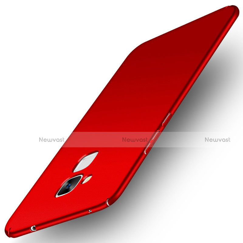 Hard Rigid Plastic Matte Finish Snap On Case M02 for Huawei Honor 5C Red