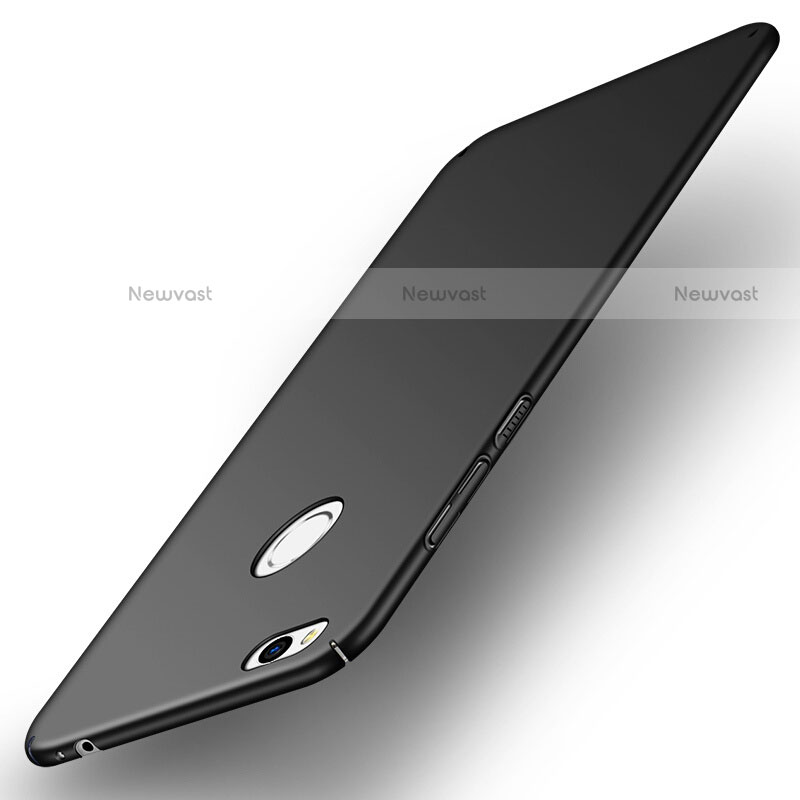 Hard Rigid Plastic Matte Finish Snap On Case M02 for Huawei Honor 8 Lite Black