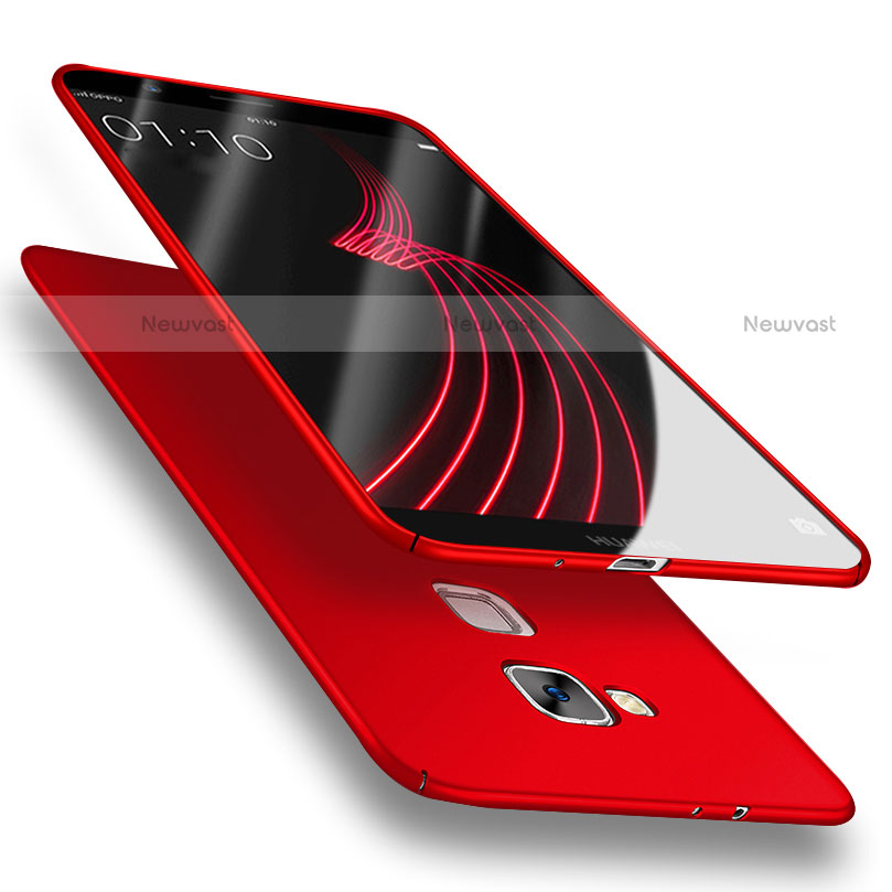 Hard Rigid Plastic Matte Finish Snap On Case M02 for Huawei Mate 7 Red