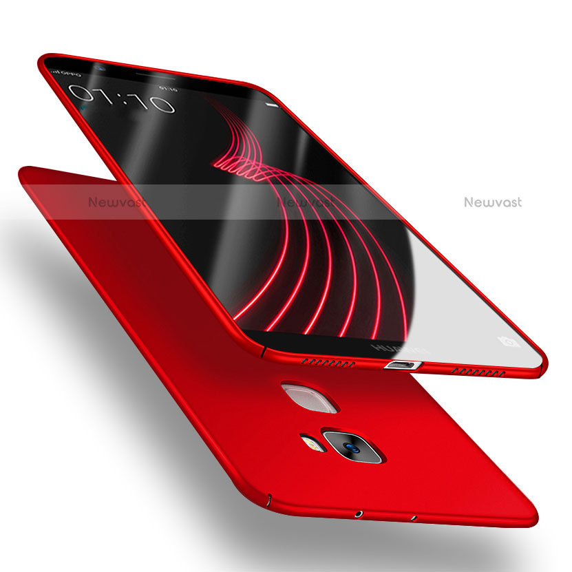 Hard Rigid Plastic Matte Finish Snap On Case M02 for Huawei Mate S Red