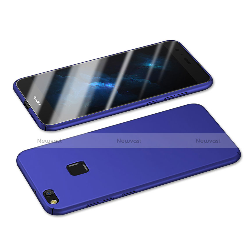 Hard Rigid Plastic Matte Finish Snap On Case M02 for Huawei P9 Lite (2017) Blue