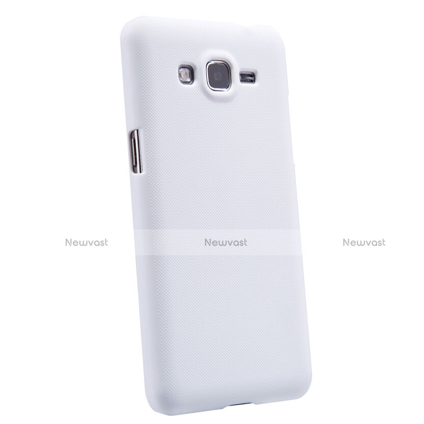 Hard Rigid Plastic Matte Finish Snap On Case M02 for Samsung Galaxy Grand Prime 4G G531F Duos TV White