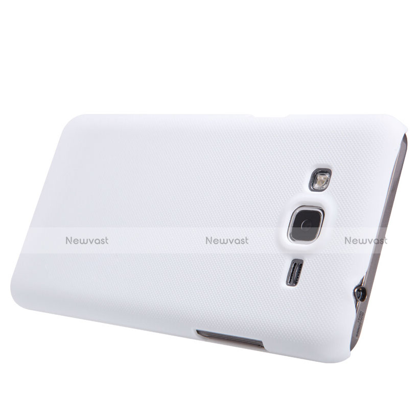 Hard Rigid Plastic Matte Finish Snap On Case M02 for Samsung Galaxy Grand Prime SM-G530H White