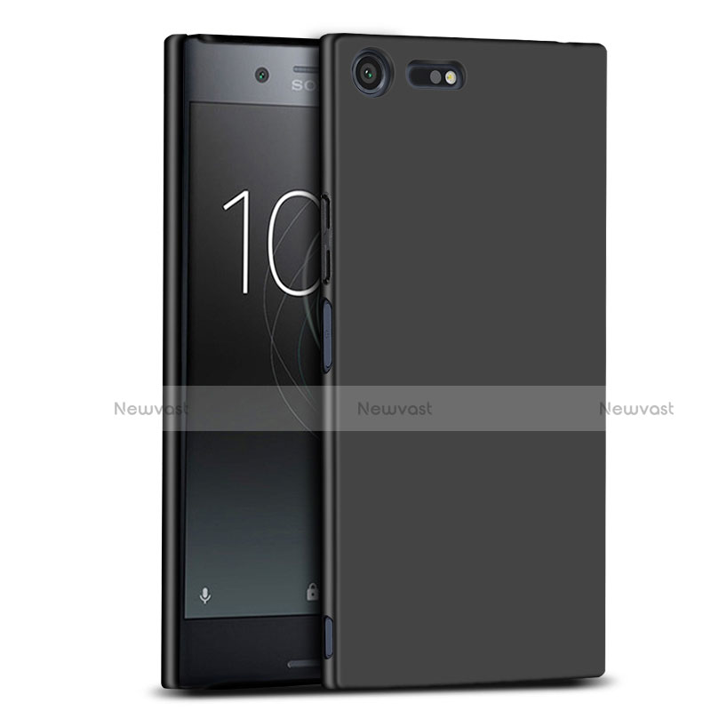 Hard Rigid Plastic Matte Finish Snap On Case M02 for Sony Xperia XZ Premium Black