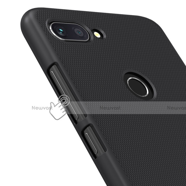 Hard Rigid Plastic Matte Finish Snap On Case M02 for Xiaomi Mi 8 Lite Black