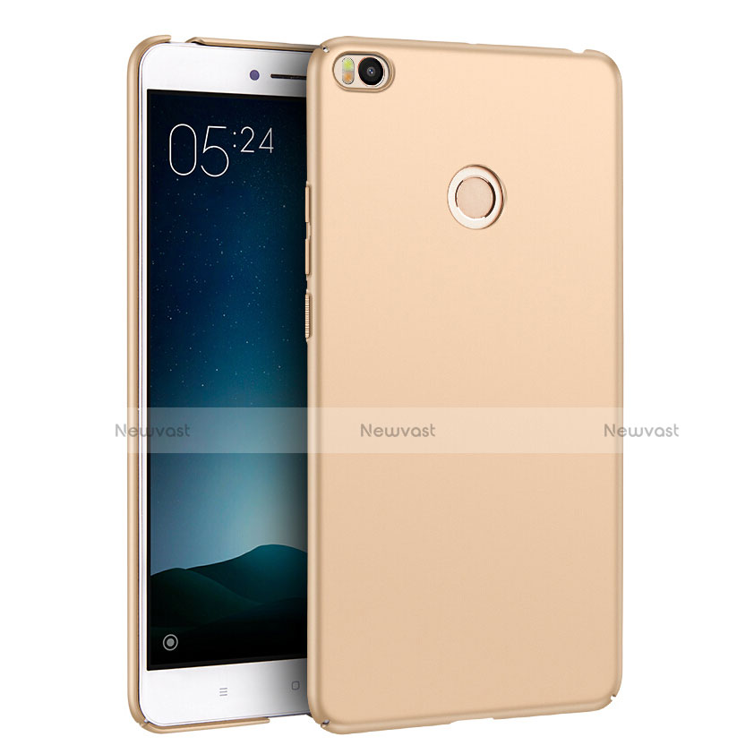 Hard Rigid Plastic Matte Finish Snap On Case M02 for Xiaomi Mi Max 2 Gold