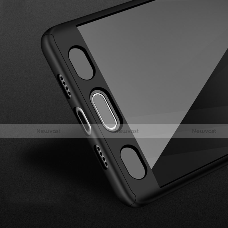 Hard Rigid Plastic Matte Finish Snap On Case M02 for Xiaomi Mi Note 2 Special Edition Black