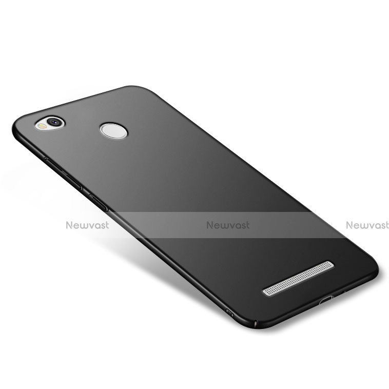 Hard Rigid Plastic Matte Finish Snap On Case M02 for Xiaomi Redmi 3S Prime Black