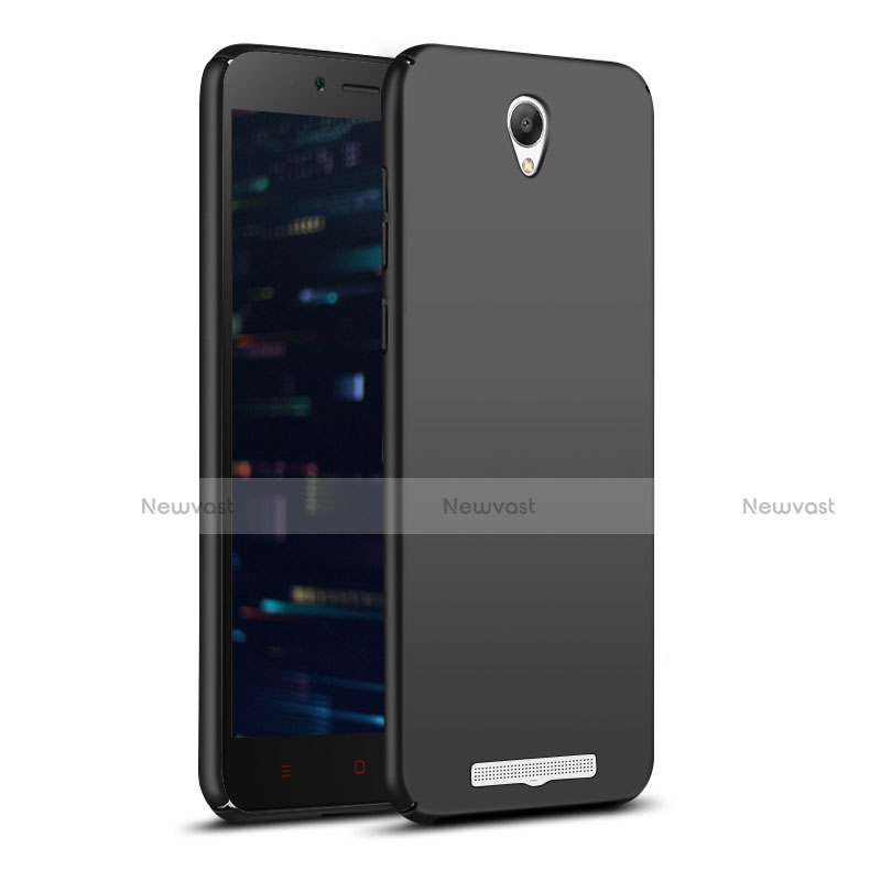 Hard Rigid Plastic Matte Finish Snap On Case M02 for Xiaomi Redmi Note 2 Black