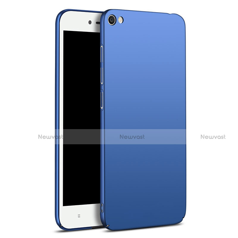 Hard Rigid Plastic Matte Finish Snap On Case M02 for Xiaomi Redmi Note 5A Standard Edition Blue