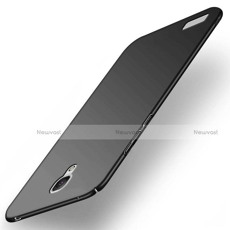 Hard Rigid Plastic Matte Finish Snap On Case M02 for Xiaomi Redmi Note Black