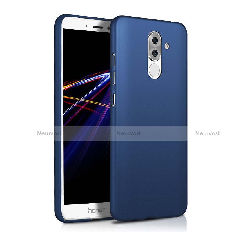 Hard Rigid Plastic Matte Finish Snap On Case M03 for Huawei GR5 (2017) Blue