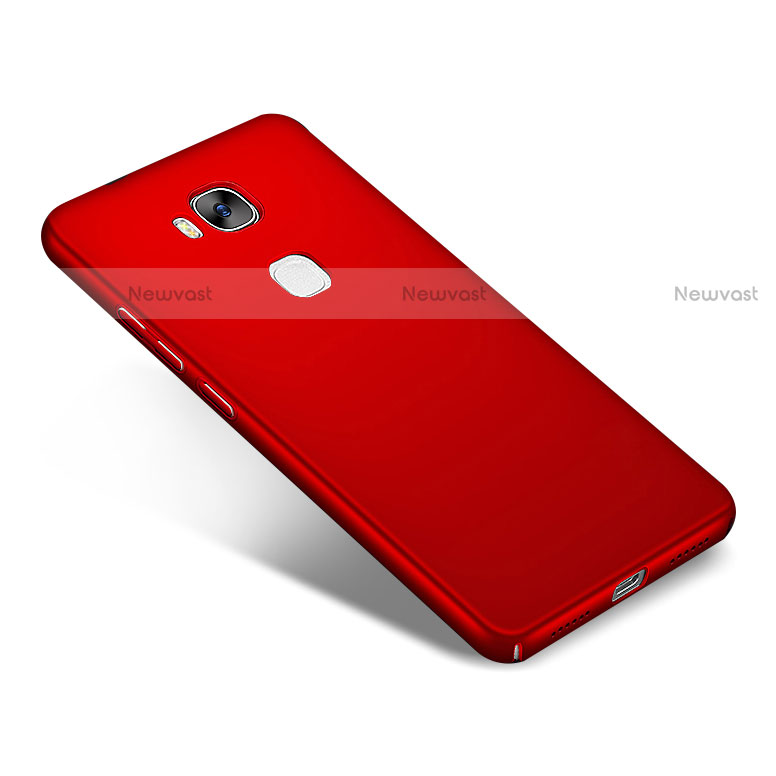 Hard Rigid Plastic Matte Finish Snap On Case M03 for Huawei Honor 5X Red