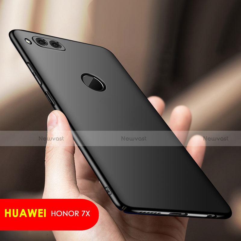 Hard Rigid Plastic Matte Finish Snap On Case M03 for Huawei Honor 7X Black