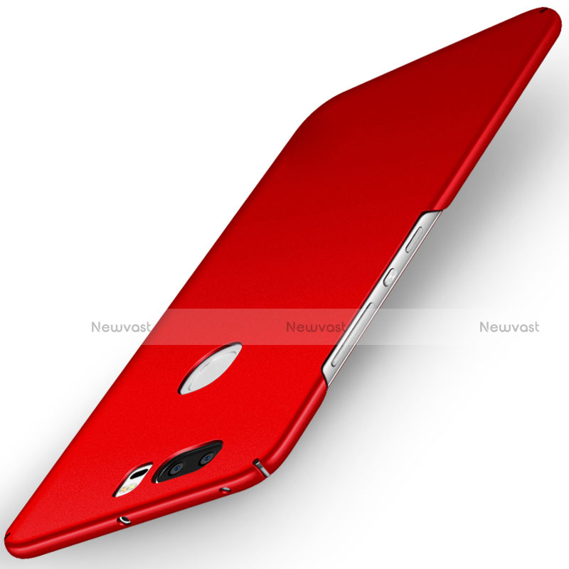 Hard Rigid Plastic Matte Finish Snap On Case M03 for Huawei Honor V8 Red