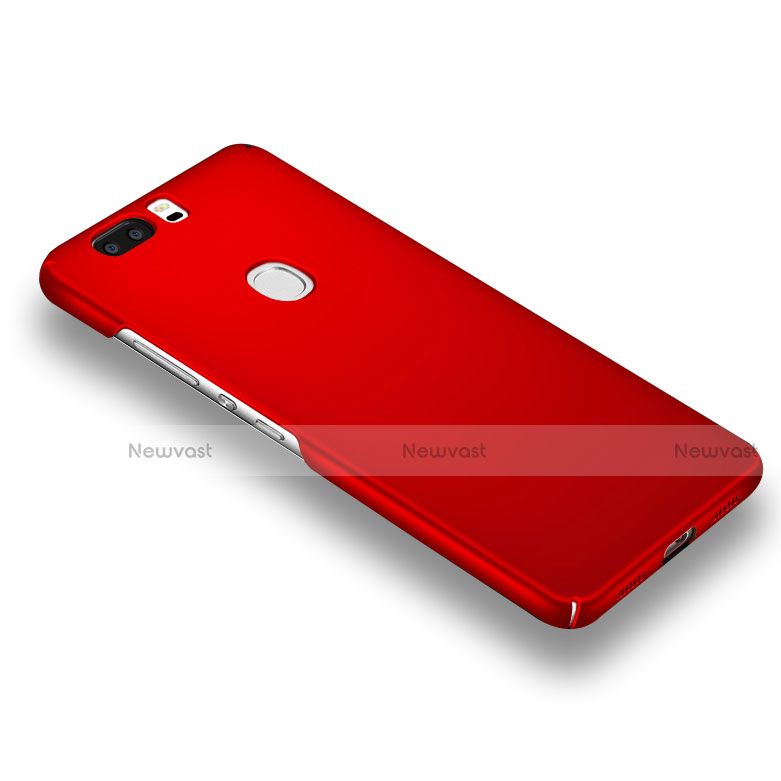 Hard Rigid Plastic Matte Finish Snap On Case M03 for Huawei Honor V8 Red